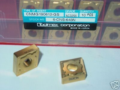 Cnmg 643 190612-gs nc325s toolmex inserts for sale