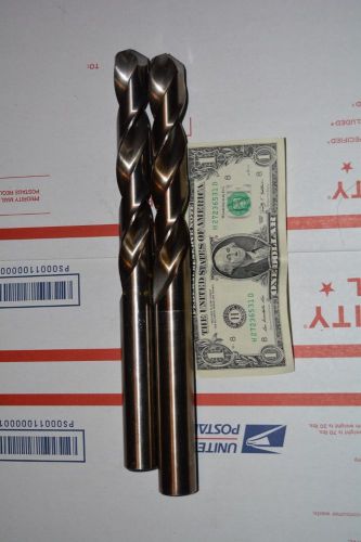 2pc 31/32 ,59/64  ptd   drill bits hss  11 inches long for sale