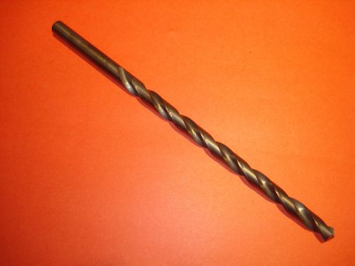 New PRECISION High Speed Twist Drill 13/32&#034; x 12&#034; long Drill Made in the USA