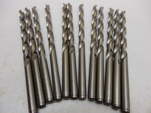 Cleveland no.10  drill bits pack of 12 pc  3-5/8&#034; oal jobber drill cobalt #10 for sale