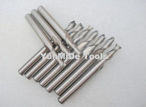 10pcs 2flute 6mm hss endmills milling cutter for metal for sale