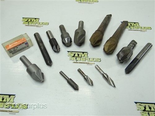 NICE LOT OF 12 HSS REDUCED SHANK &amp; 2MT COUNTERSINK 25/64&#034; TO 1&#034; SEVERANCE