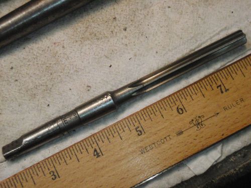 CLEVELAND 3/8&#034; DIAMETER REAMER  W/ MT #1 SHAFT USED IN EX COND