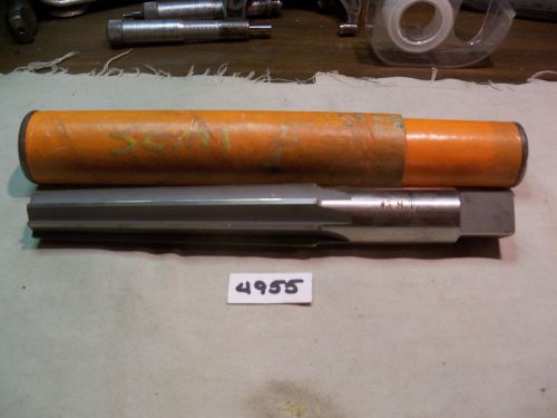 (#4955) new machinist no.3 usa made straight flute morse taper finish reamer for sale