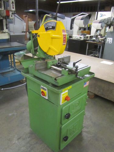 14&#034; doringer model d350 circular cold saw sawing machine, new 2006. for sale