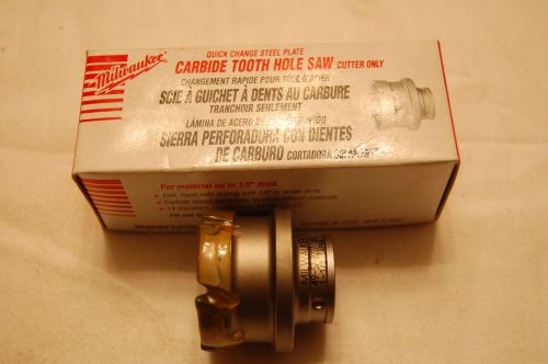 Milwaukee 1-1/2&#034; Carbide Tooth  Hole Saw 49-57-8227 (Cutter Only)