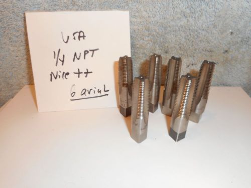 Machinists 12/4A  BUY NOW  USA NOS ?? 1/4 NPT  Tap  Real Beauties