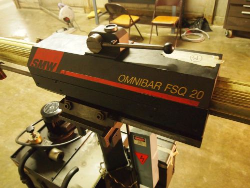 SMW OMNIBAR FSQ20 BARFEEDER OFF OF 1990 CITIZEN L16/20 SWISS CNC SCREW MACHINE