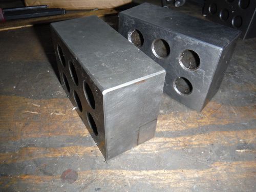 2, steel machinist setup blocks mill grinding toolmaker machinist jig fixture for sale