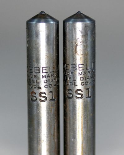 NOS SS1 Koebel Diamond Dressing Grinding Tool Wheel Pen Bit 3/8&#034; x 2&#034; USA BIN NR