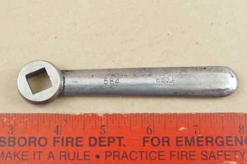 NICE NO. 584 ARMSTRONG 7/16&#034; WRENCH 4 MACHINIST TOOL LATHE USA