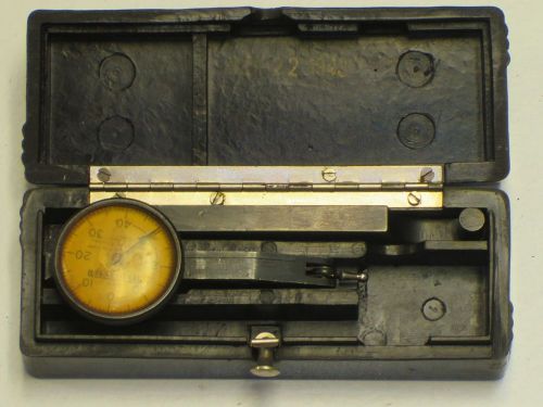 Federal TestMaster Dial Test Indicator Jeweled w/ case .001&#034;