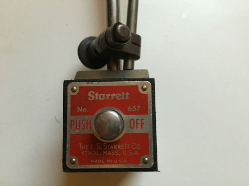 starrett magnetic base 657