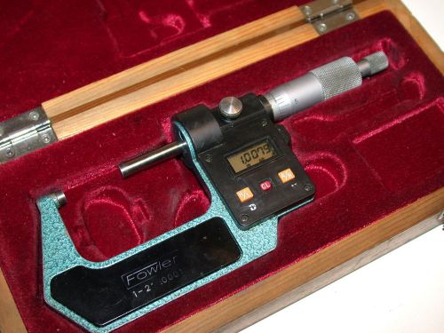 Fowler 1-2&#034; digitrix ii micrometer 54-905-252 for sale