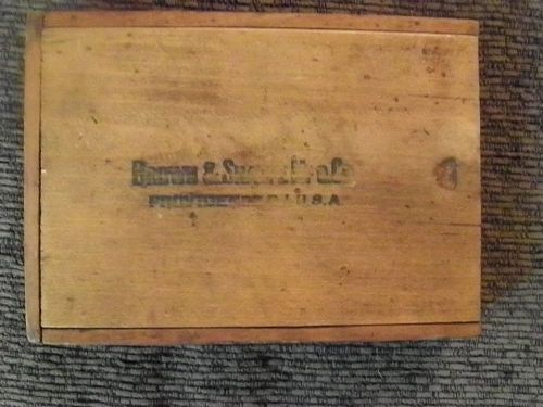 Vintage BROWN &amp; SHARPE 607 Depth Micrometer Gage with 3 Rods, 0-3&#034;