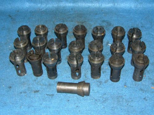 Screw machine brown &amp; sharp number 11 steel collets for sale