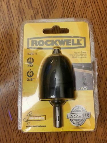 ROCKWELL RW9275 KEYLESS CHUCK DRILL DRIVE ACCESSORY 3/8&#034;