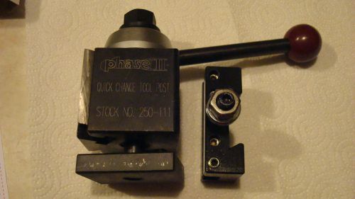 PHASE II   250-111  AXA wedge type tool post and one holder