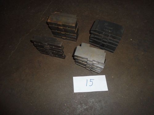 TONGUE AND GROOVE T&amp;G  CHUCK JAWS , 4 SETS