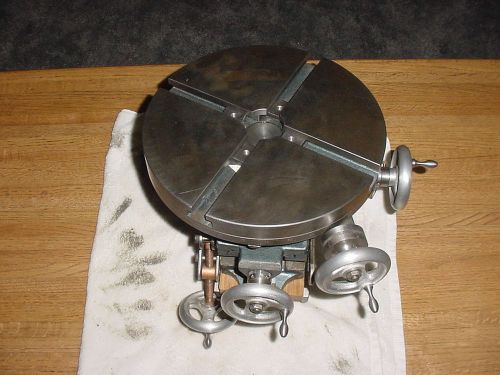 Palmgren 10&#034; crosslide rotary table 4 axis w/angle for sale