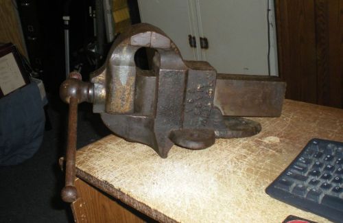 Athol Machine Co Model 92 4-1/2&#034; Fixed Bench Machinist Vise 56lbs