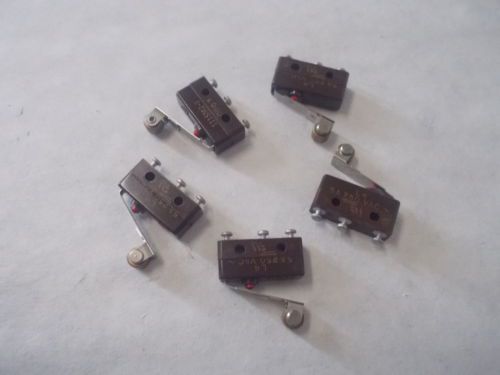 Honeywell 111sm2-t switch,precision sptd,5a,250vac sub-miniature,basic(lot of 5) for sale