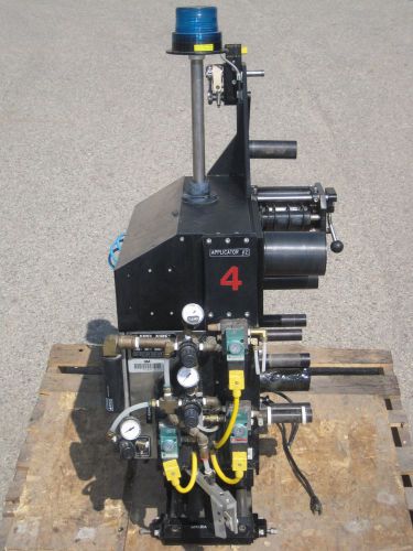 Label-aire 2114st/lh tamp blow labeling machine for pressure sensitive labels for sale
