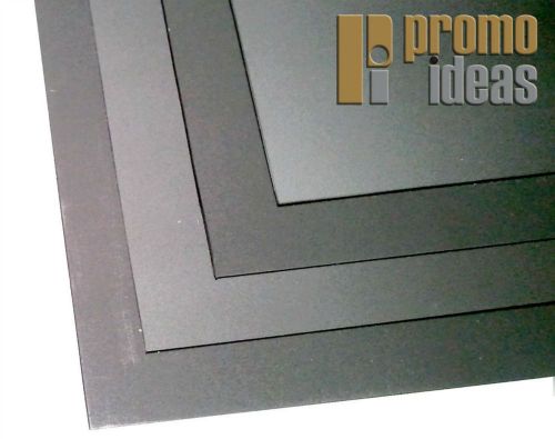 3 shts-1/64” black styrene 27-1/2&#034;x55&#034;  thermoform plastic vacuum forming sheet for sale
