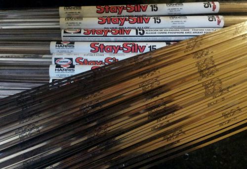 Harris stay-silv 15. 15% silver brazing rods-1lb package (28 sticks) for sale