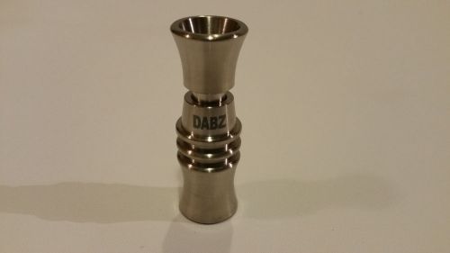 Pure grade 2 titanium domeless dab nail 18mm female socket
