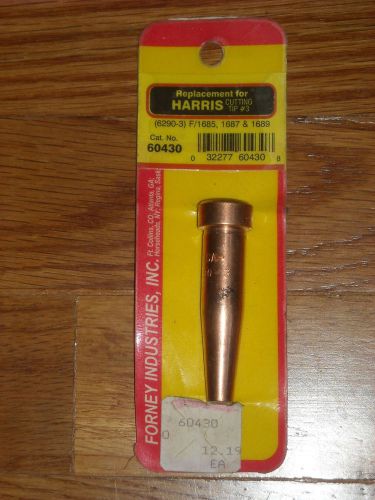 NEW FORNEY ACETYLENE CUTTING TIP 3/Replacement for Harris