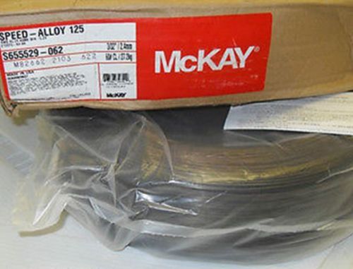 60 lbs  McKay Speed-Alloy 125 Gas Shielded Flux Core Tubular Welding Wire 3/32&#034;