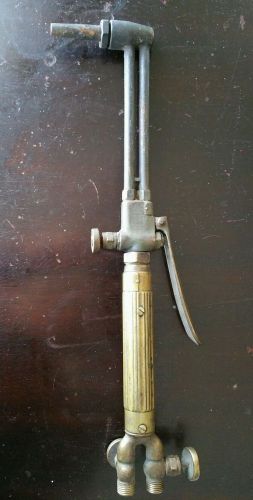 Vintage Brass Purox Welding Cutting Torch Blowpipe with Purox Tip 11 FREE SHIP