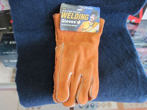 Tillman 1012 Economy Shoulder Split Cowhide Welding Gloves Size Large