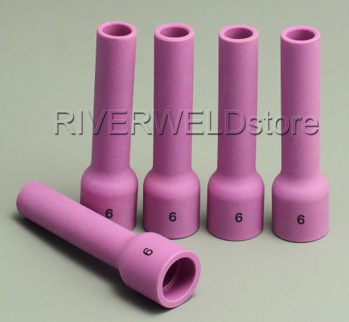 5p 53n60xl 6l# tig long aluminia ceramic nozzle for wp 9 20 25 welding torch for sale