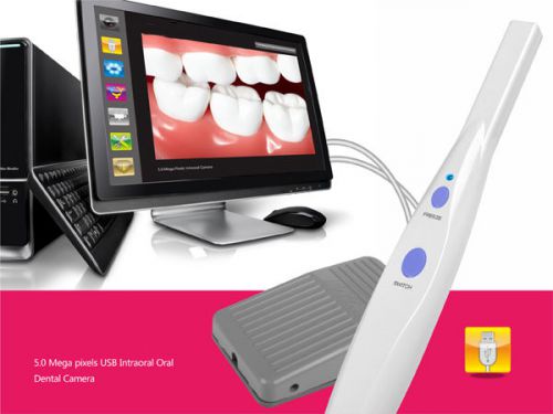 High resolution 5.0 mp pro dental endoscope teeth camera 6 led intra-oral usb2.0 for sale