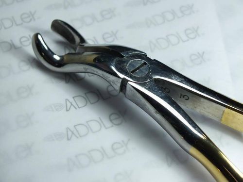 Forceps Upper Third Molors No.67 Anatomical Golden ADDLER German Stainless