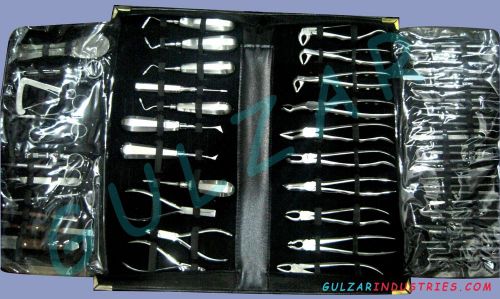 52 PCS Dental Extraction Forceps,OrthodonticTooth Sinus Mix Surgical Instruments