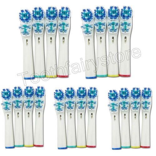 20pcs brush replacement electric toothbrush heads for oral vitality soft bristle for sale