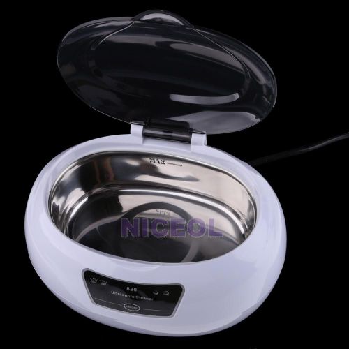 600ml use ultrasonic sterilization jewelry diamond eyeglass key watch cleaner  n for sale