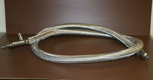 Cryogenic vacuum jacketed transfer hose 12 ft x 1/2 in id southland cryogenics for sale