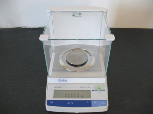 METTLER AB104-S ANALYTICAL LAB BALANCE 110.0000g EXCELLENT WORKING CONDITION