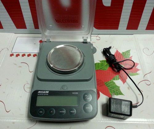 Acculab vic-212 electronic precision scale balance max-210g d-0.01g for sale