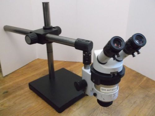 Wild heerbrugg m7a stereozoom microscope with boom stand  20x eyepieces for sale