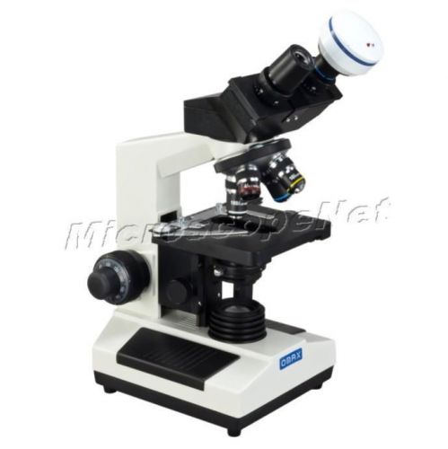 Lab doctor compound binocular biological microscope 40x-1600x+3mp usb camera for sale