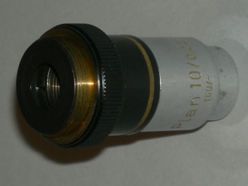 Carl Zeiss PLAN 10x 10/ 0.22 160/- Microscope Objective