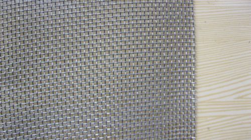 Woven wire, 18 mesh, 25cm x 25cm x1,2 mm stainless steel 321h . for sale