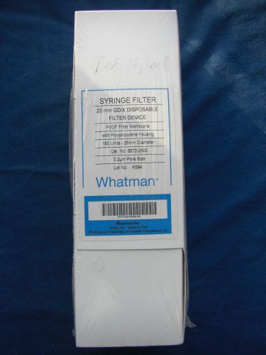 Whatman 6872-2502 Syringe Filter 25mm PVDF GD/X Disposable