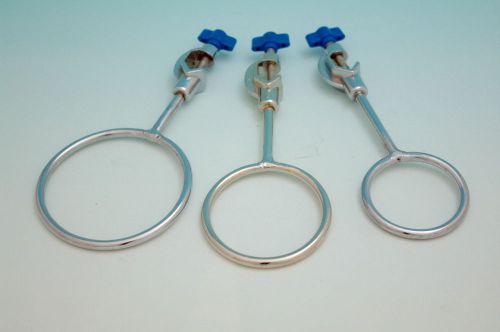 Lab cast iron electroplating  Ring Stand, Support ring Swivel Clamp (3 pieces )