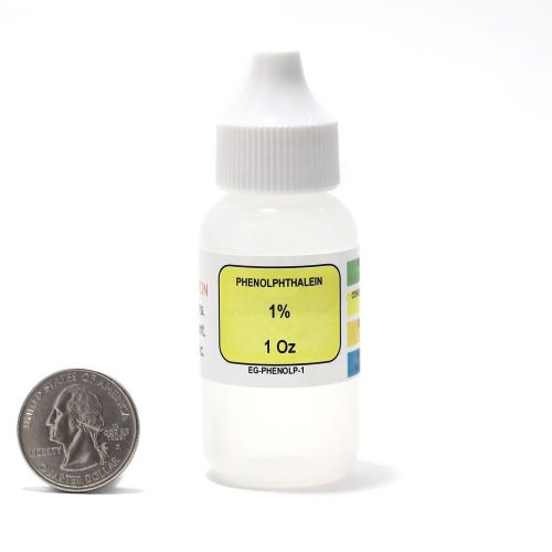 Phenolphthalein Indicator [1% Solution] Reagent Grade 1 Oz in a Dropper Bottle